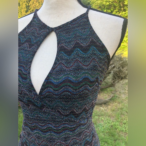 Vintage Y2K Metallic Threading Party Top - Picture 7 of 11